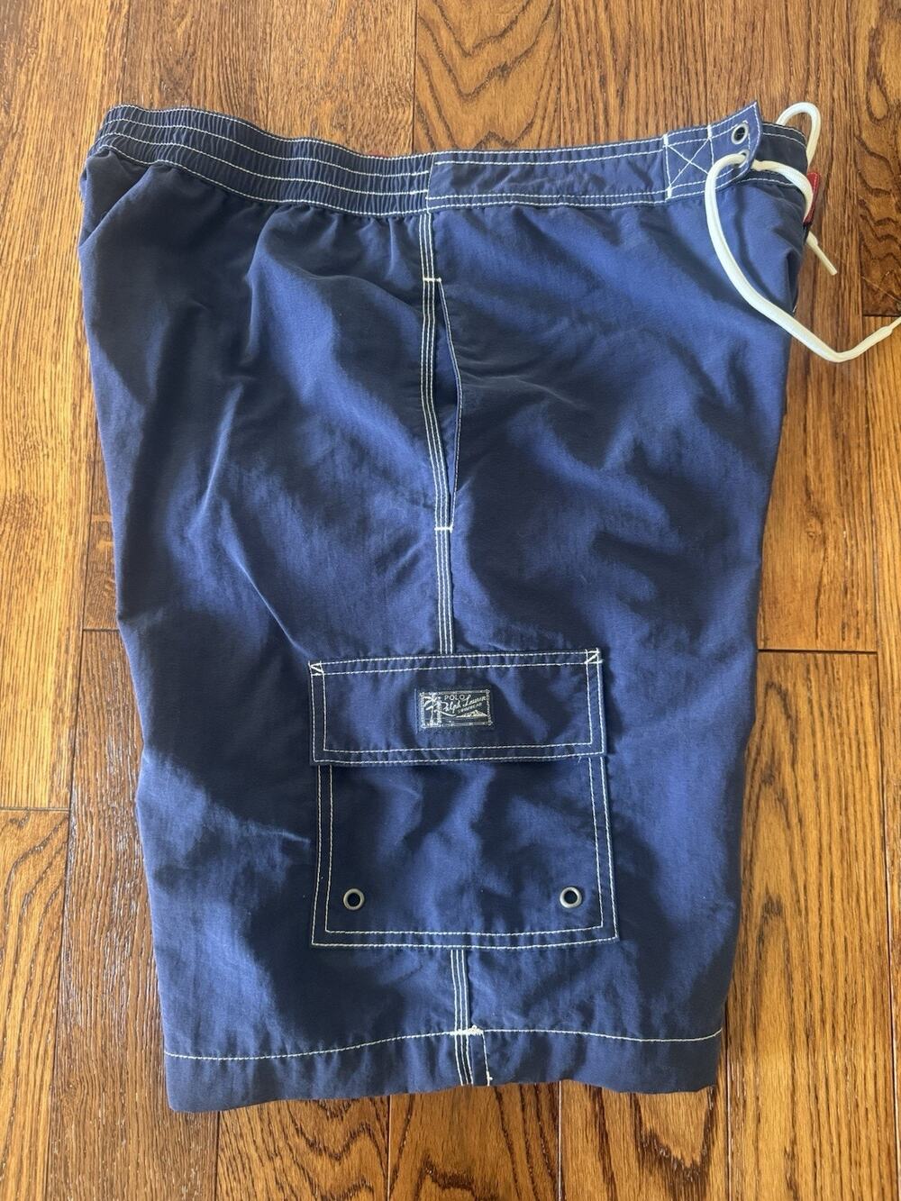 Polo Ralph Lauren Swim Trunks Men's Medium Lined Drawstring Pockets Board Shorts